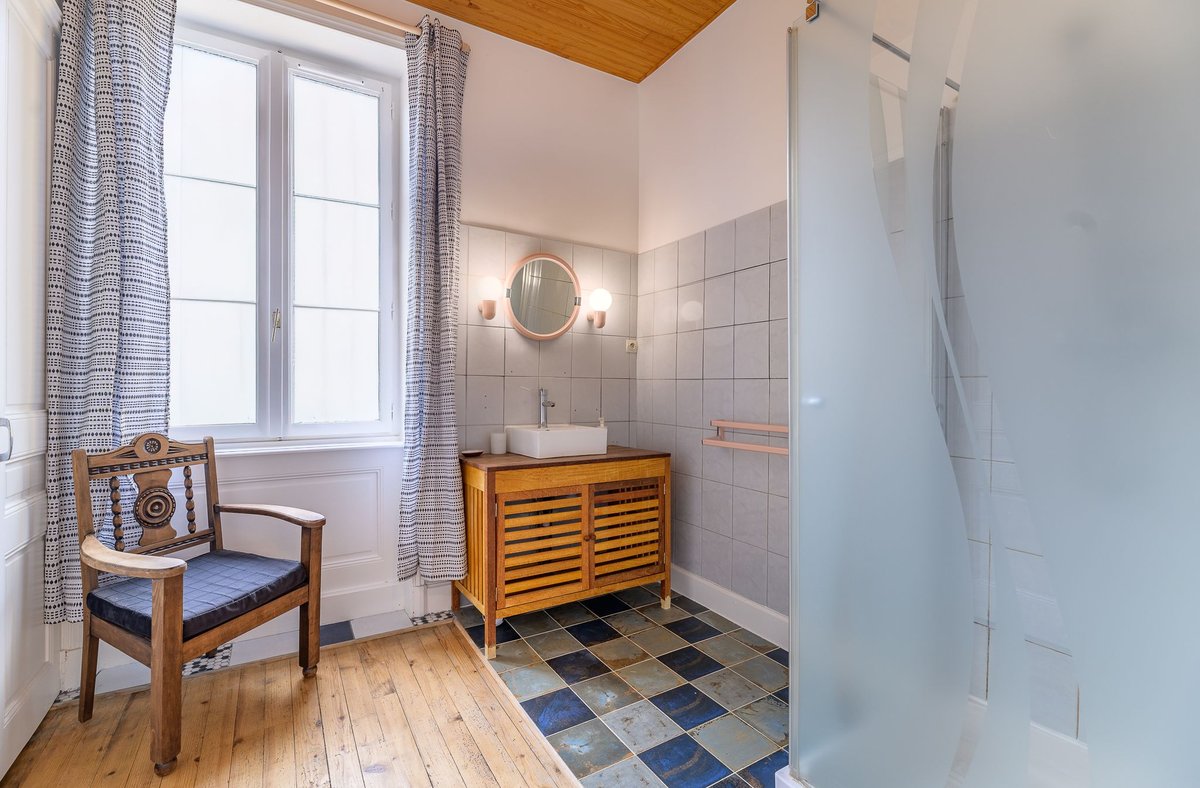 Salle de bain de charme du gîte